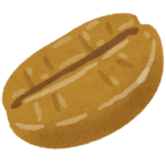 淺煎り豆のイラスト