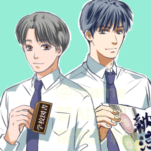 堀川と松倉のイメージイラスト