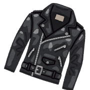ライダースジャケットのイラスト