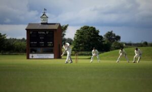 クリケットの試合のイメージ