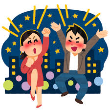 酔っ払いのイメージイラスト